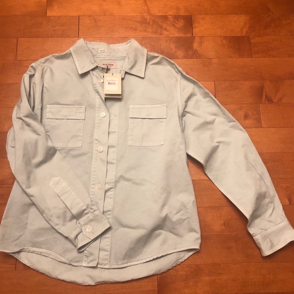 BNWT Hardy Amies Pistachio Color Men’s Work shirt.